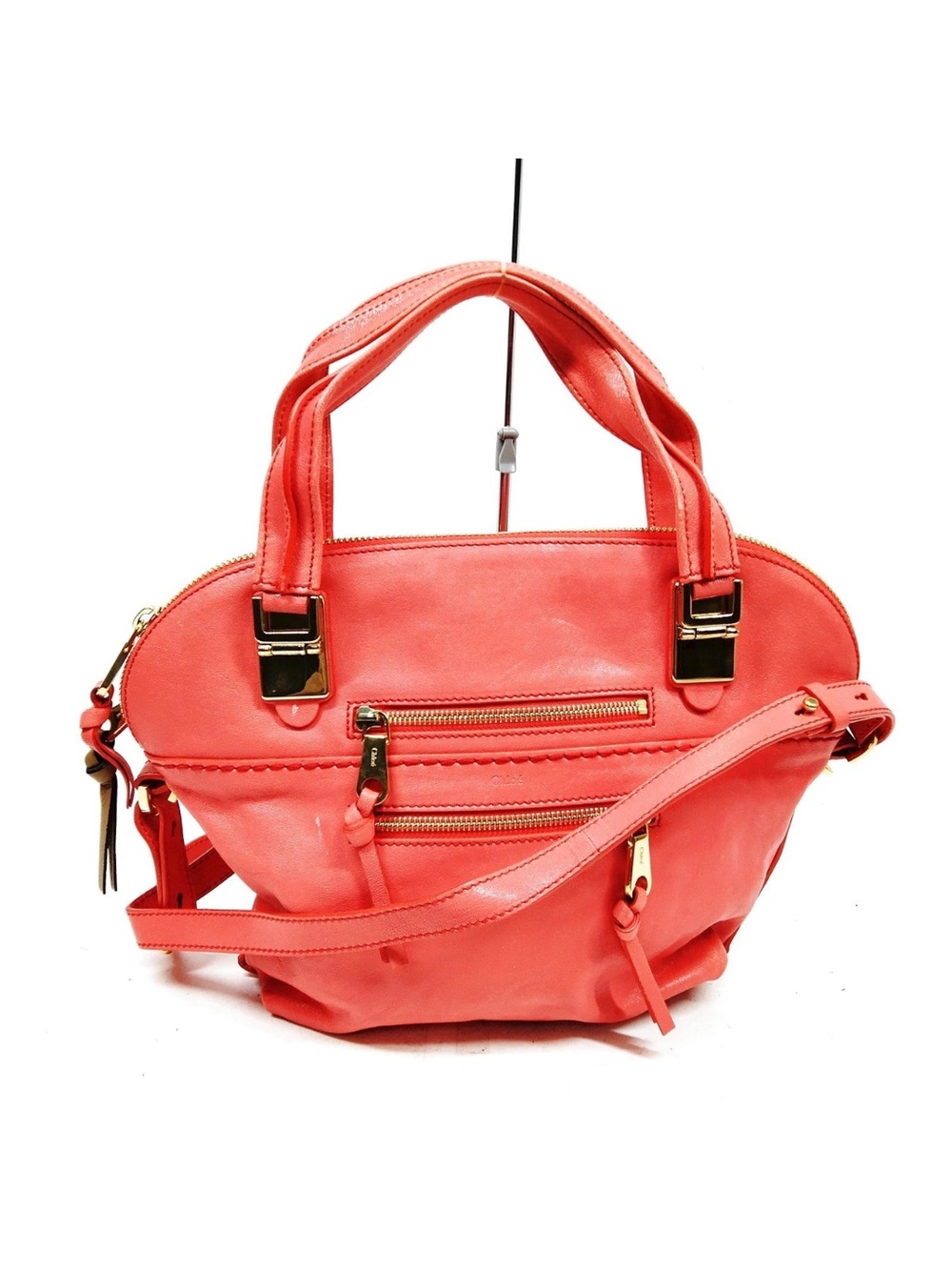 Chloe Hand Bag Pink Leather 2666580